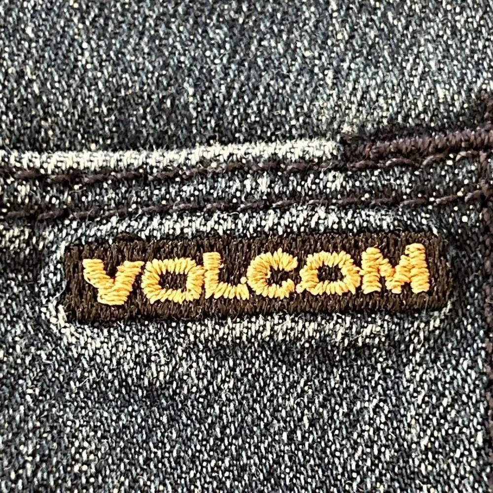 Volcom Men's Dark Blue Straight Jeans